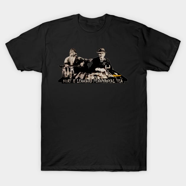 kurt cobain and leonard pennyroyal tea T-Shirt by SKULLBERRY